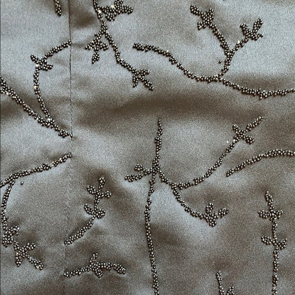 Cache organic microbeaded black halter/zipper back - Picture 8 of 8